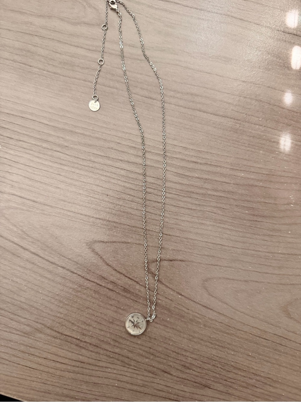 Pura Vida Silver Compass Pendant Necklace